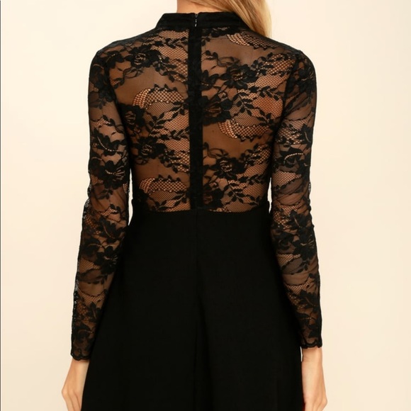 Lulus Lush Socialite Up My Life lace skater dress - Picture 2 of 9